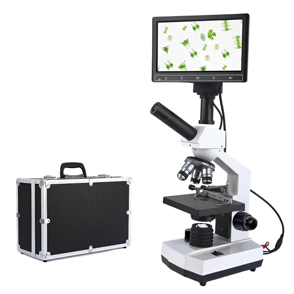 Digital Microscope - กล้องจุลทรรศน์ดิจิตอลแบบสองตาชนิด HD ขายดีที่สุด กำลังขยาย 400 เท่า