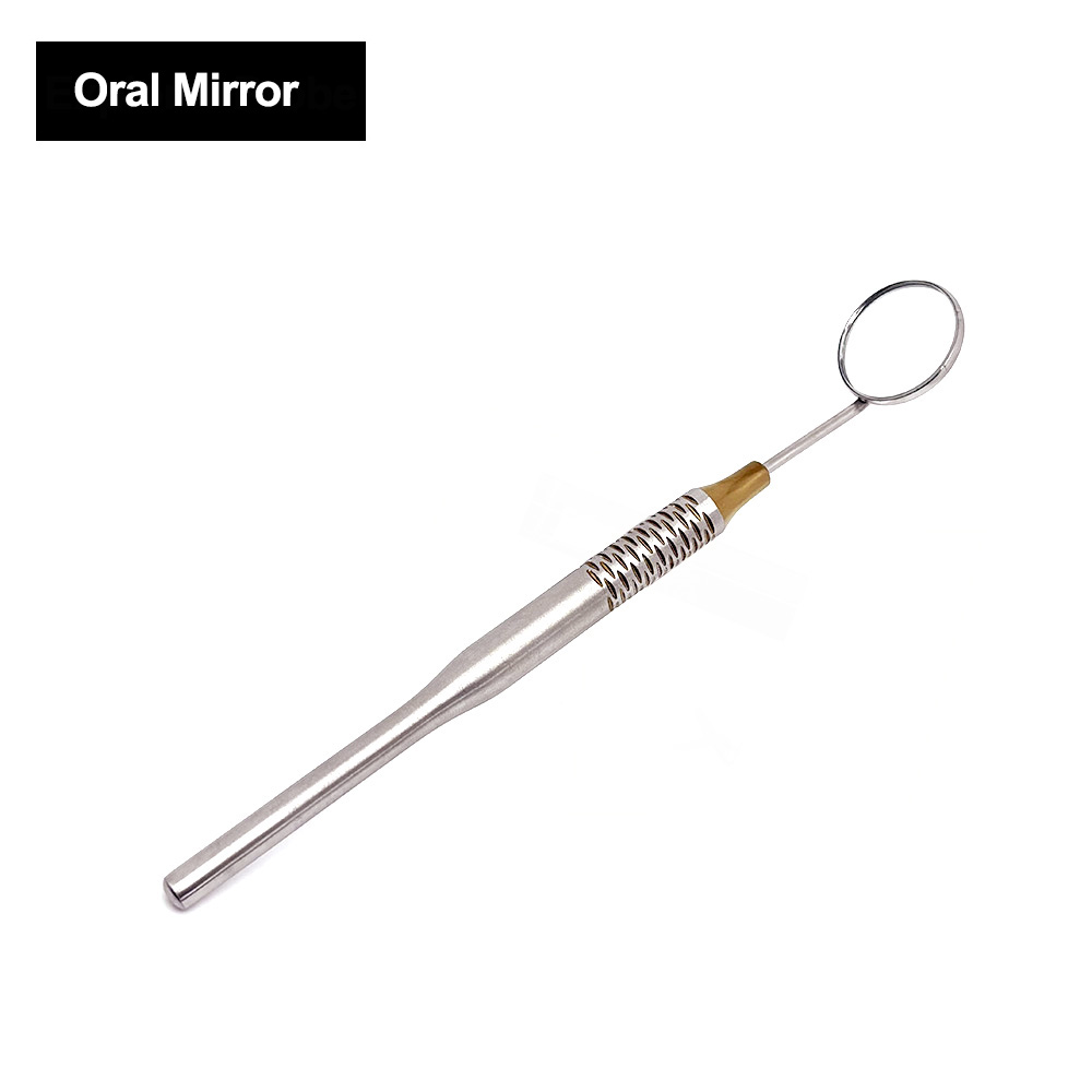 พรีเมี่ยมสแตนเลสทันตกรรมกระจกป - Dental Mirror Probe บทวิจารณ์และราคา