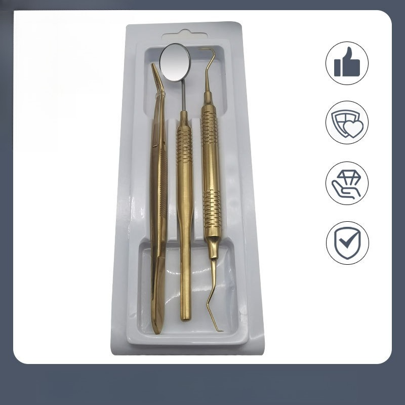 ชุดอุปกรณ์ทันตกรรม 1 ชุด ด้ามจ - Dental Mirror Probe บทวิจารณ์และราคา