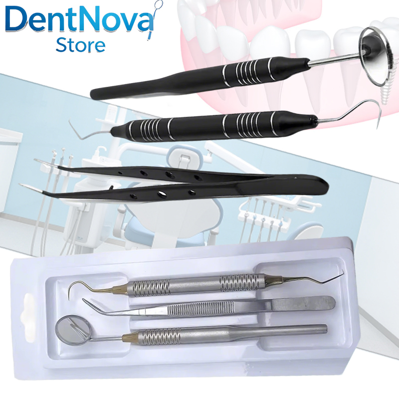 ชุดตรวจสุขภาพช่องปาก สแตนเลส 3 - Dental Mirror Probe บทวิจารณ์และราคา