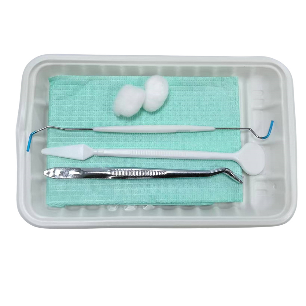 ชุดตรวจสุขภาพช่องปากแบบใช้ครั้ - Dental Mirror Probe บทวิจารณ์และราคา