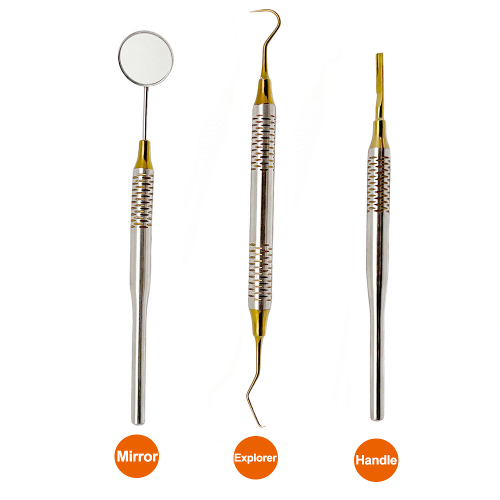 1 ชิ้นทันตแพทย์เครื่องมือทําคว - Dental Mirror Probe บทวิจารณ์และราคา