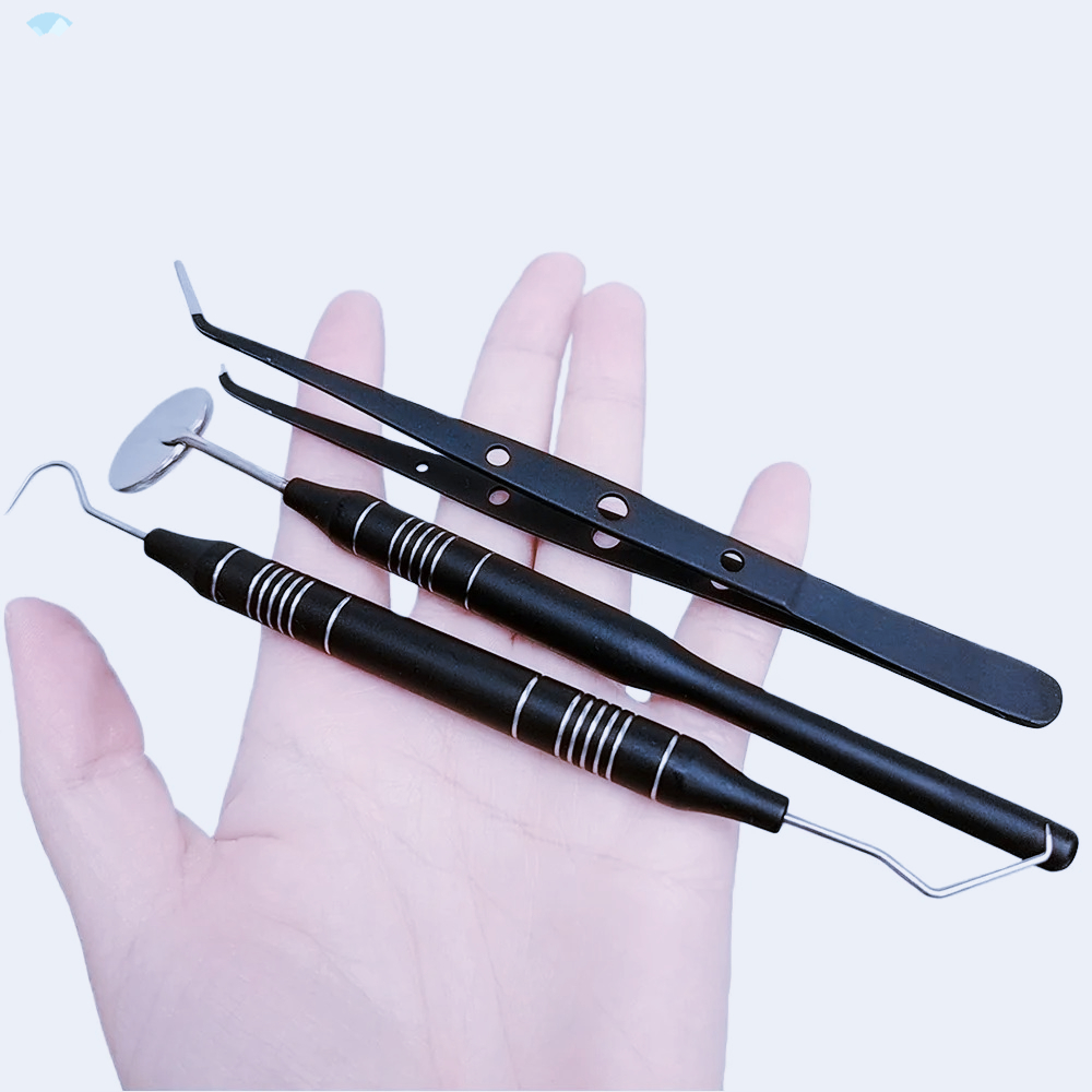 ชุดเครื่องมือทันตกรรม 3 ชิ้น ส - Dental Mirror Probe บทวิจารณ์และราคา
