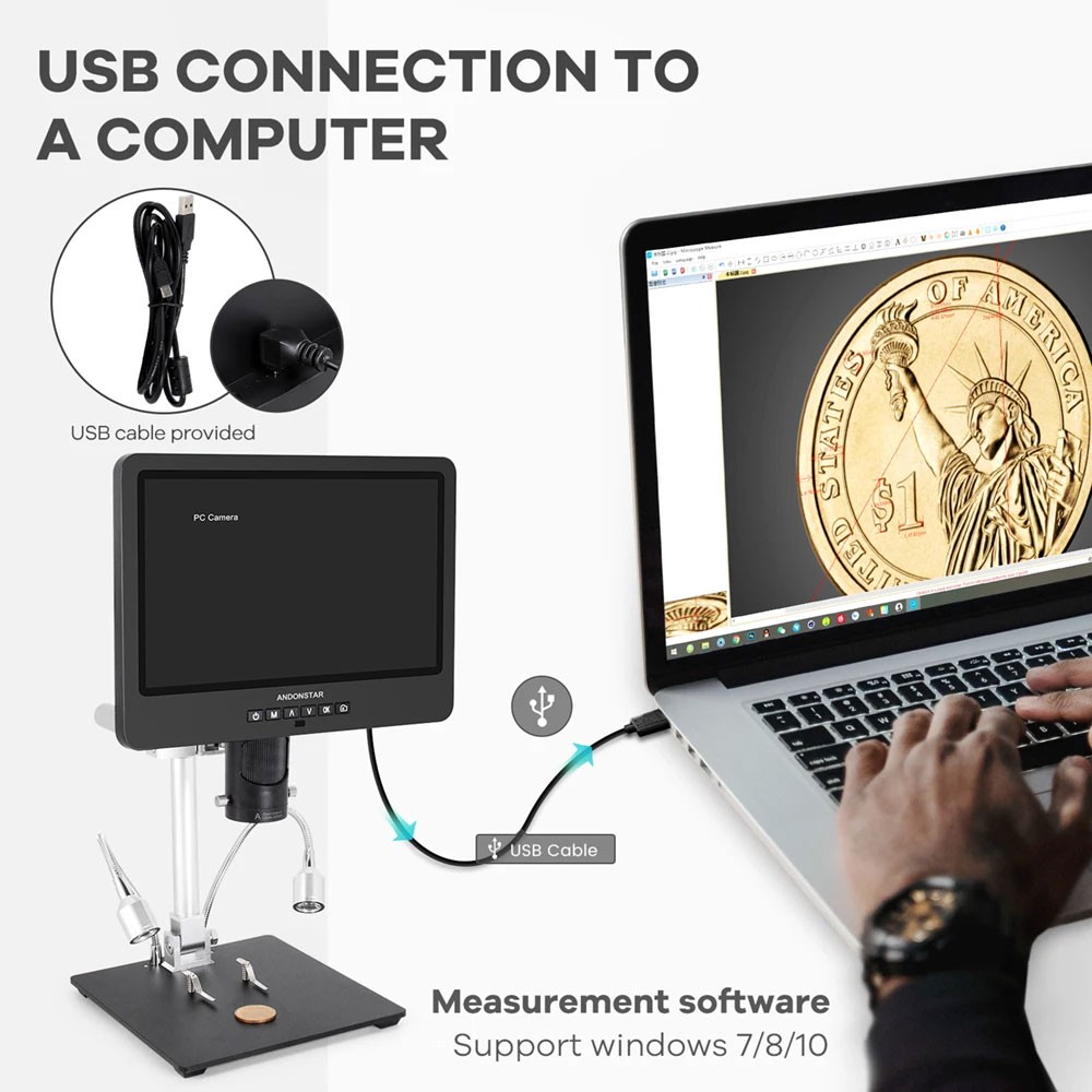 GOOD Andonstar AD249S-M กล้องจ - Digital Microscope บทวิจารณ์และราคา